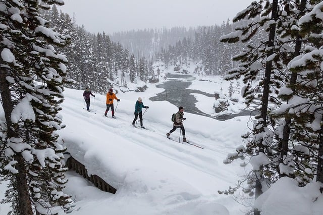 cross country skiing