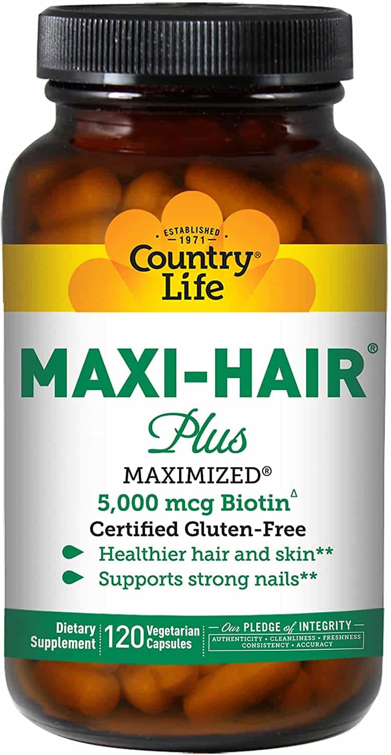 Maxi-Hair plus, 120 count bottle