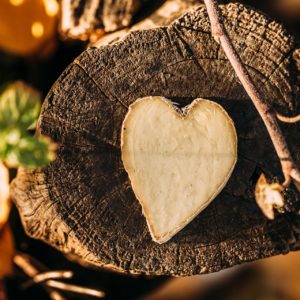 wood heart