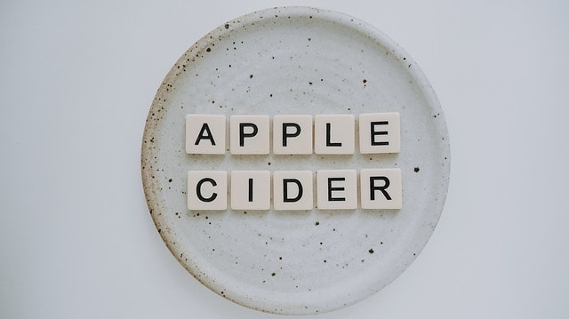 apple cider in letters